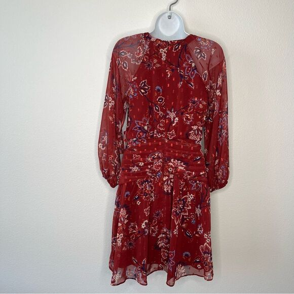 NWT Vince Camuto Women’s Fit and Flare Long Sleeve Mini Dress Size 0 - Picture 7 of 8